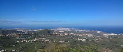 Blick vom Picco Bandama, Las Palmas